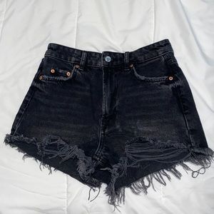 Zara high waisted jean shorts